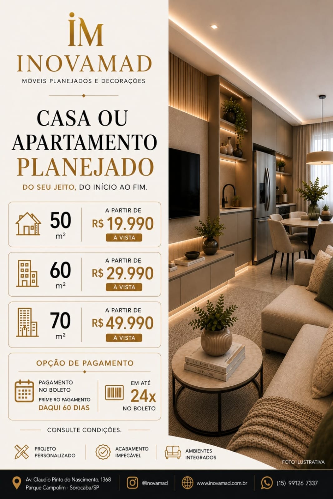 Casa ou Apartamento Planejado